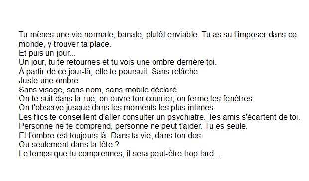 Juste une ombre, de Karine Giebel