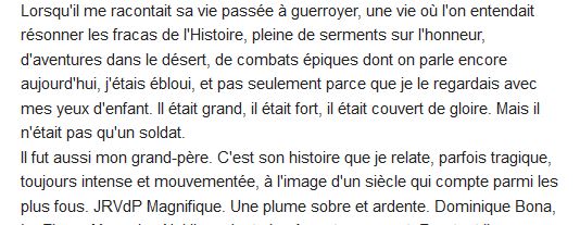  La nostalgie de l'honneur 