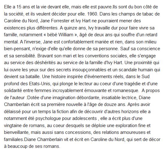  Des mensonges nécessaires 