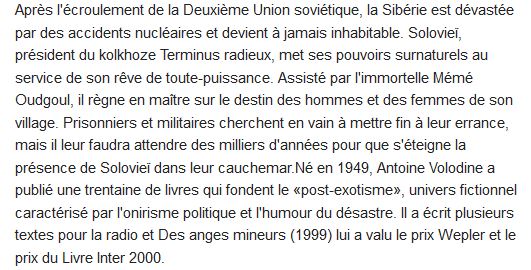  Terminus radieux 