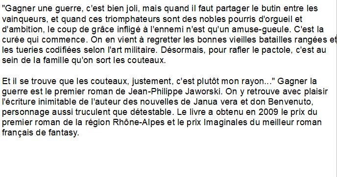 Gagner la guerre