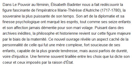 Les conflits d'une mère ; Marie-Thérèse d'Autriche et ses enfants 