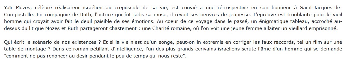 Rétrospective, de Avraham B. Yehoshua