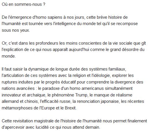  Où en sommes-nous ? une esquisse de l'histoire humaine 