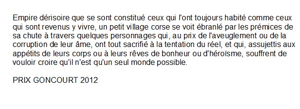 Le sermon sur la chute de Rome, de Jérôme Ferrari
