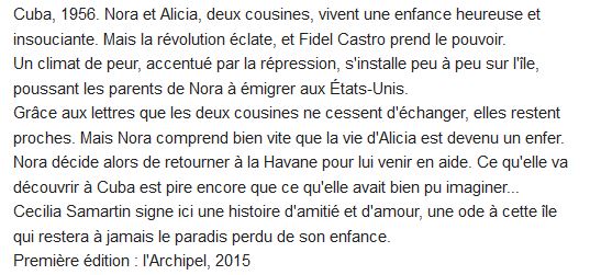  Nora ou le paradis perdu 