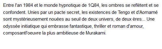 1q84 Livre 1