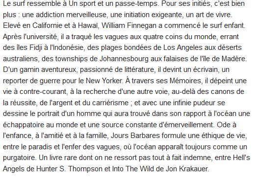  Jours barbares 