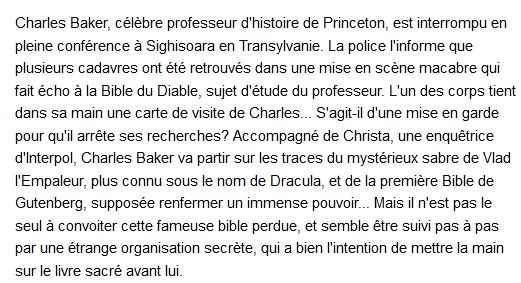  La bible perdue Igor Bergler 