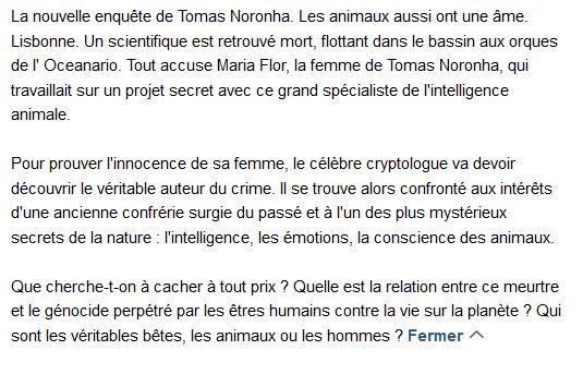  Âmes animales , José Rodrigues Dos Santos 