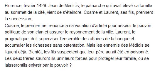 Moi, Médicis 