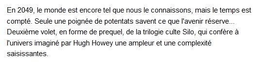  Silo - Origines, Hugh Howey 