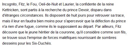  L'assassin Royal - Tome 8 : la secte maudite, Robin Hobb 