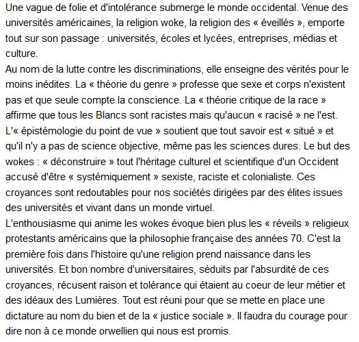 livre sur wokisme