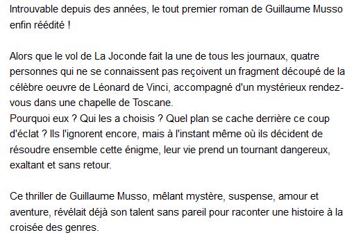 thriller musso