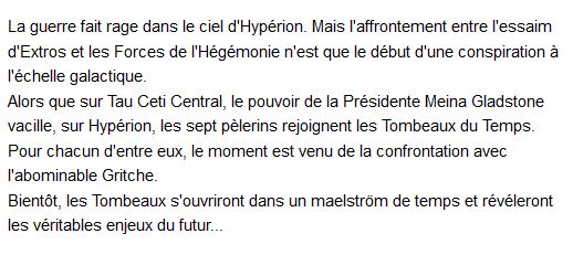 La Chute d'Hypérion 2 volumes