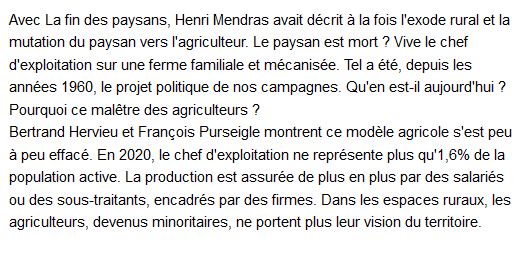  Une agriculture sans agriculteur 