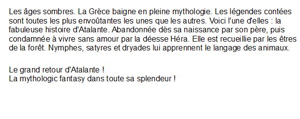 Atalante La Légende Tome 4 ---