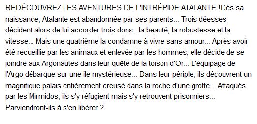  Atalante - la légende Tome 3 : les mystères de Samothrace 