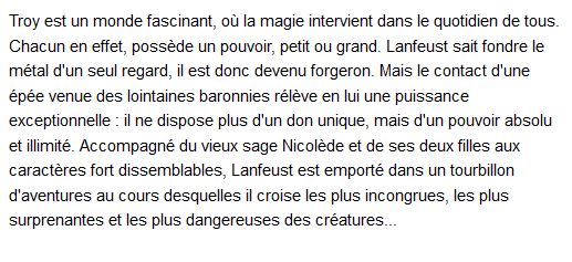  Lanfeust de Troy Tome 5 : le frisson de l'Haruspice 