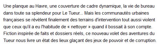 Le tueur, affaires d'Etat Tome 3 variable d'ajustement