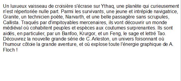 Les naufragés d'Ythaq Tome 7 la marque des Ythes