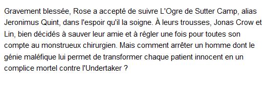 Undertaker Tome 4 l'ombre d'Hippocrate