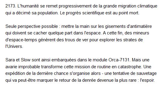  La Trilogie baryonique tome 1 : La tragédie de l'orque 