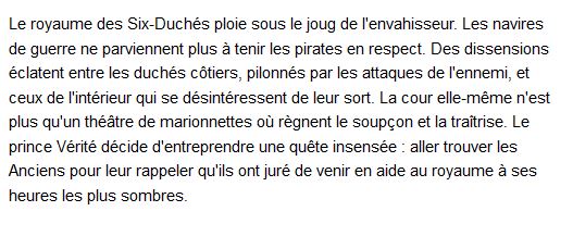 L'assassin Royal - Tome 3, Robin Hobb