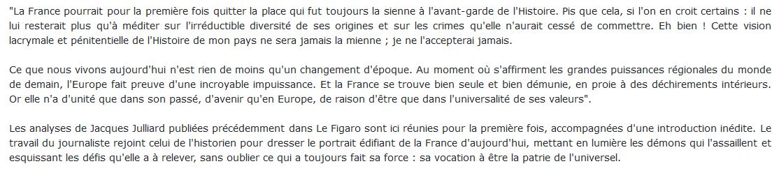 sortir de l'Histoire 
