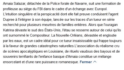  La face nord du coeur, Dolores Redondo 