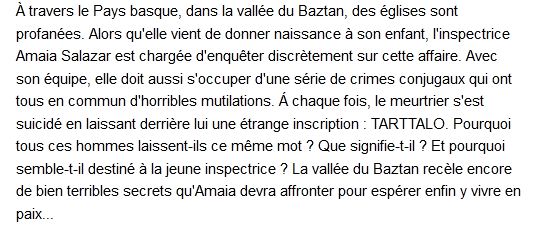  La trilogie du Baztán, II – De chair et d’os, Dolores Redondo 
