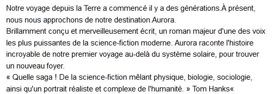 Aurora Par Kim Stanley Robinson