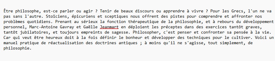 Comment devenir un philosophe grec, Marc-Antoine Gavray et Gaëlle Jeanmart