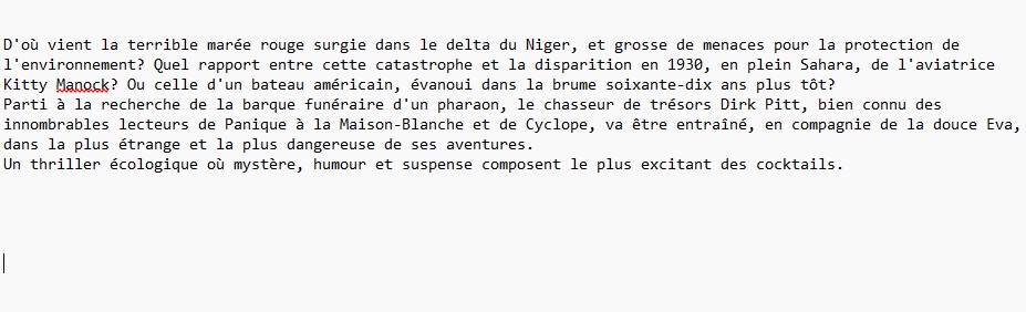 Sahara, Clive Cussler