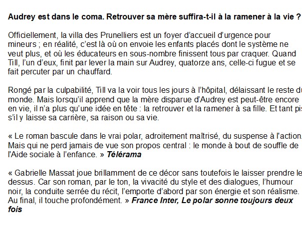 Gracier la bête , Gabrielle Massat