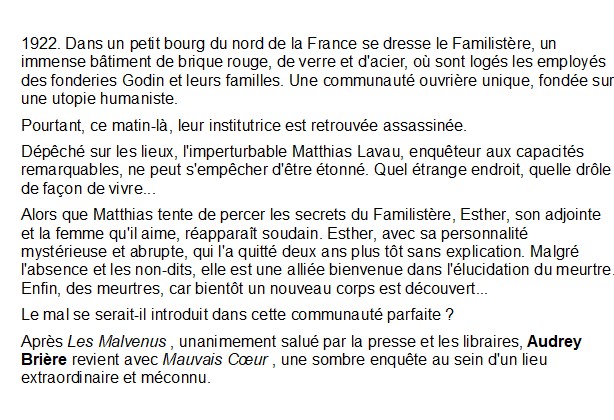 Mauvais coeur, Audrey Brière