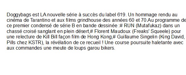 Doggybags - Tome 01, Florent Maudoux, Run, Guillaume Singelin