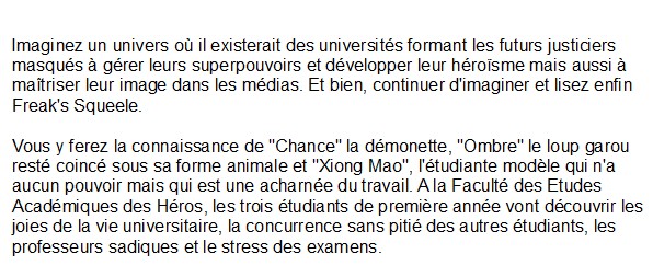 Freaks Squeele - Tome 1 Florent Maudoux