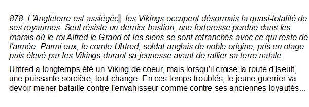 Les Chroniques Saxonnes le quatrième cavalier, Bernard Cornwell