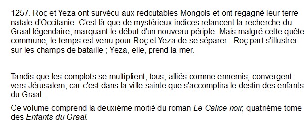 Les enfants du Graal - Tome 5 Peter Berling