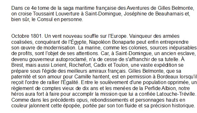 Les aventures de Gilles Belmonte - Tome 4 : Capitaine de Bonaparte