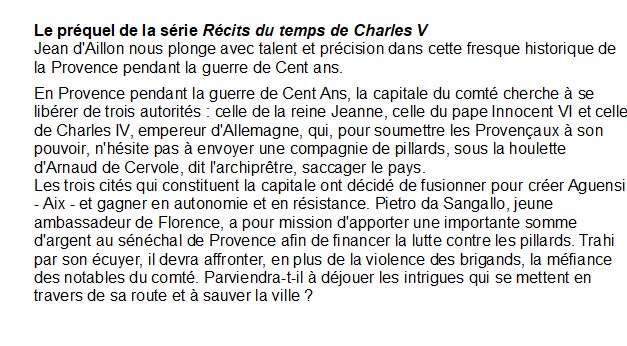 L'Archiprêtre et la cité des tours, Jean d'Aillon