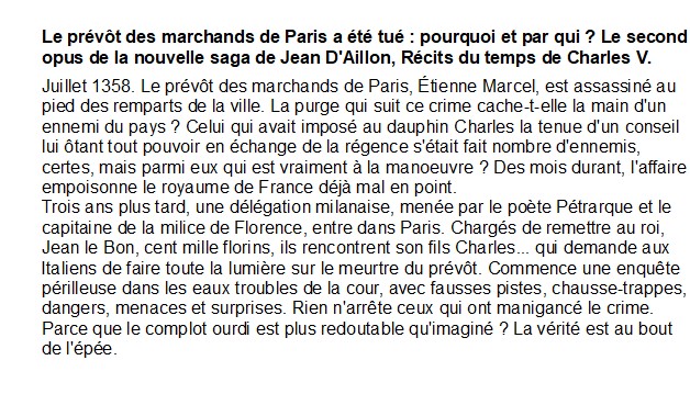 les assassins d'Etienne Marcel, Jean d'Aillon