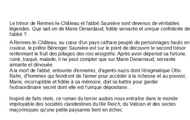 L'Héritière de l'abbé Saunière,  Jean-Michel Thibaux et Martine Alix Coppier 