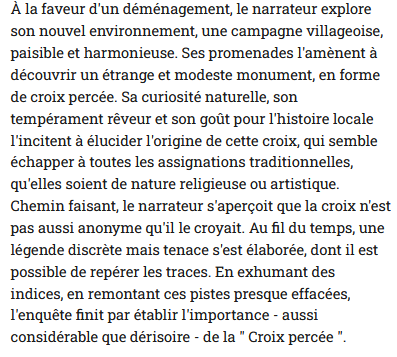 La Croix percée, Lerouge Siméon